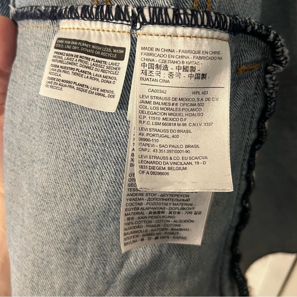 Levi’s Altered Reform Denim Patchwork Trucker Jac… - image 8